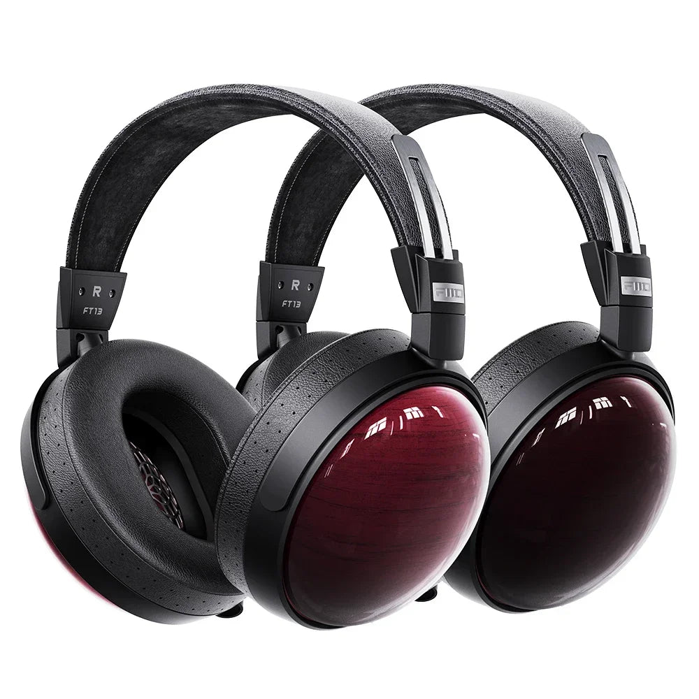 FiiO FT13 Closed-Back Audiophile Headphones in Purpleheart Wood Tidesmit