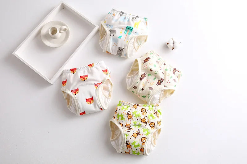 New Baby Wing Diaper Cotton Baby Waterproof Reusable Training Pants Infant Shorts Nappies Panties Nappy Changing Underwear Cloth
