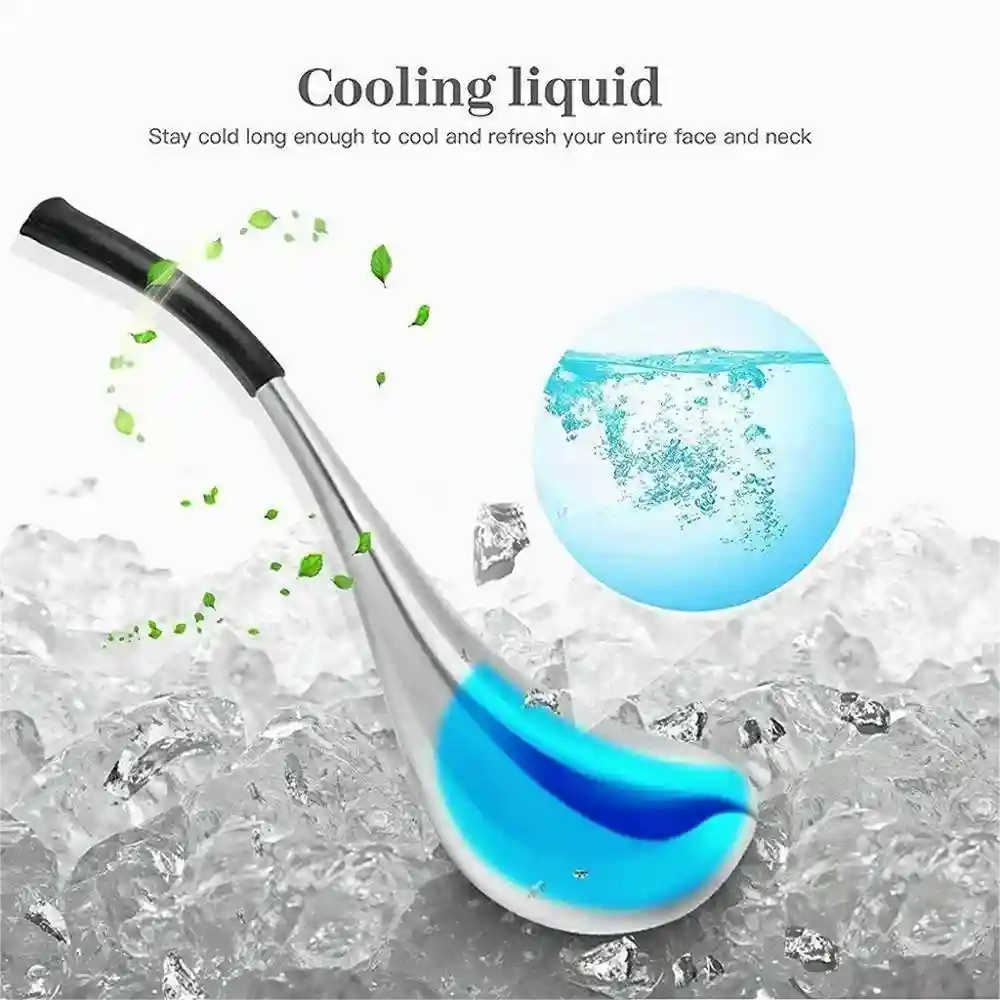 Stainless Steel Ice Globes for Face - Cold Therapy Cryo Sticks Eye Massage Instrument Tidesmit