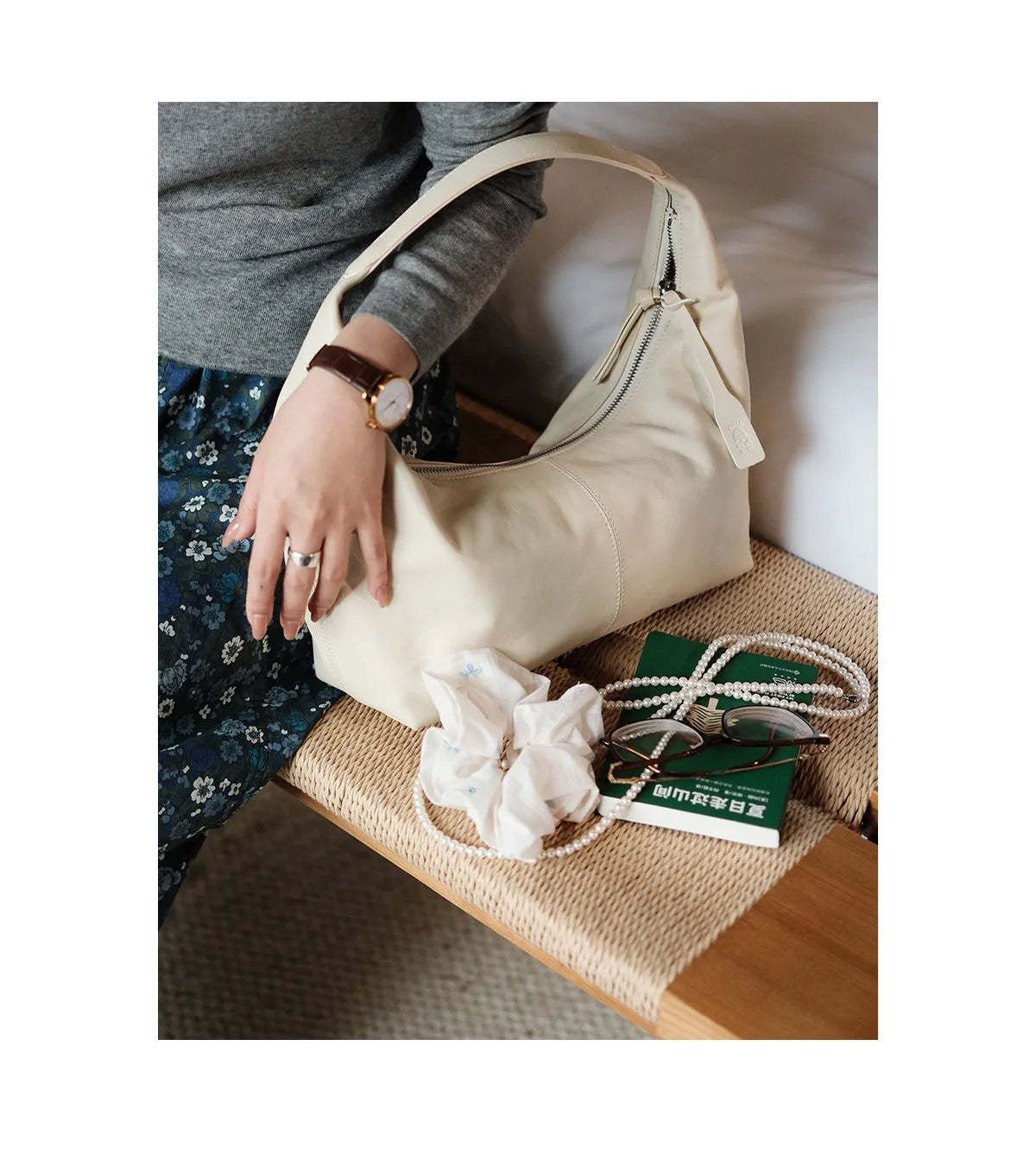 casual designer high quality soft vegetable tanned cowhide ladies shoulder bag fashion genuine leather women underarm bag