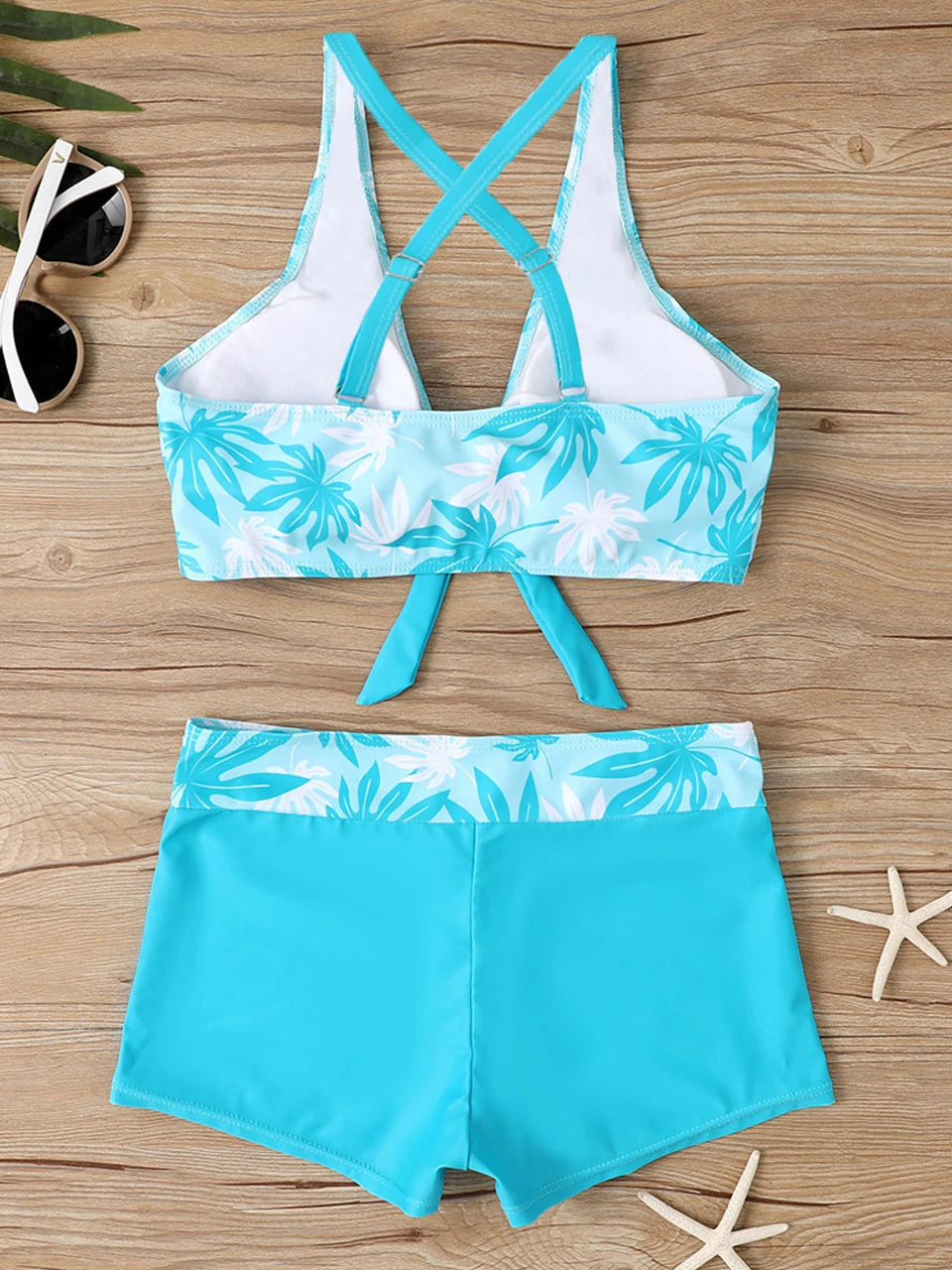 2025 High Waist Bikinis Women Sports Swimwear Print Bathing Suit Female Padded Beach Wear Bathers Swimming Swimsuit Summer