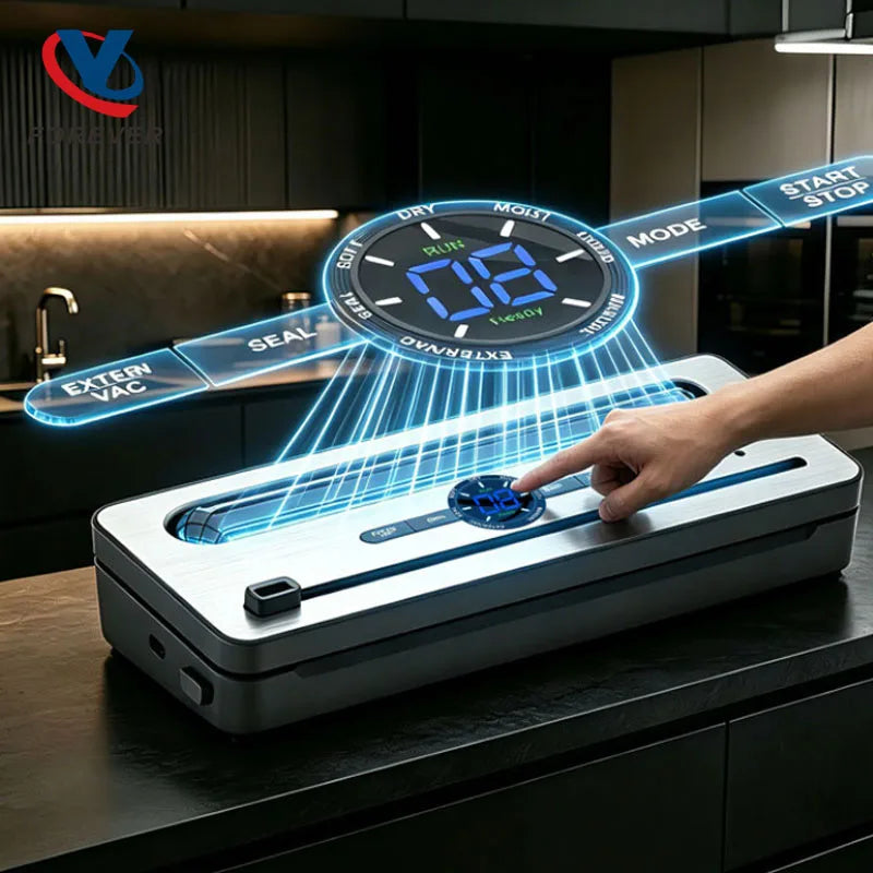 240W Dual‑Pump Vacuum Sealer Machine Automatic Food Sealer Dual Seal External Vacuum For Home Commercial Food Storage