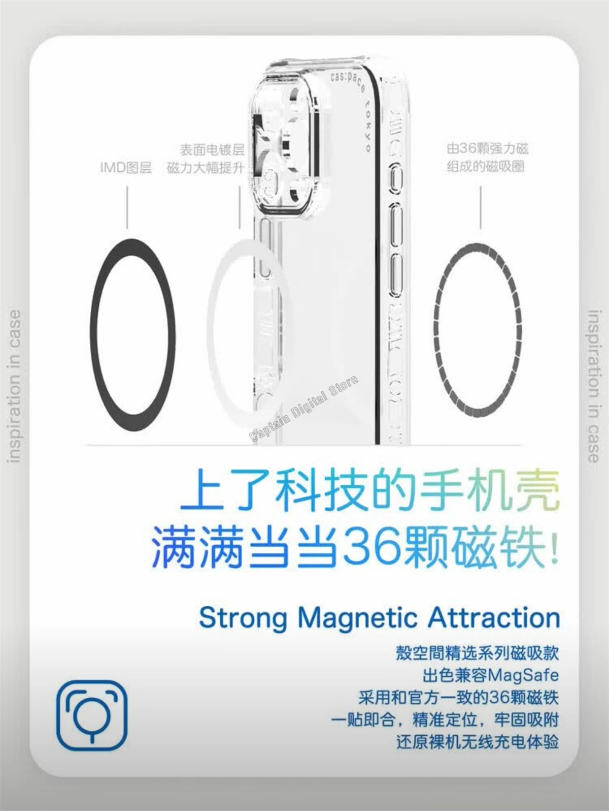 Magnetic Phone Case for iPhone 17 - Military-Grade Shock-Absorbing Cover Tidesmit