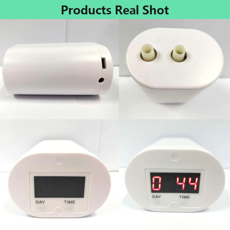 Double Pump Drip Irrigation System Intelligent Automatic Watering Timer Smart Plant Watering Device Controller Garden Use