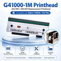 Zebra thermal printhead replacement with green print bar and labeled connector housing