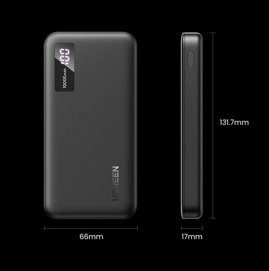 Tidesmit 10000mAh Portable Power Bank, 22.5W USB-C Fast Charging Tidesmit