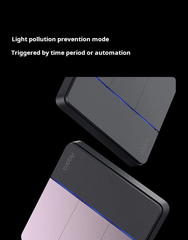 Aqara Smart Wall Switch Z1 More Control Zigbee 3.0 Compatible with Single Live/Neutral Wire Design Work With Mi Home HomeKit APP