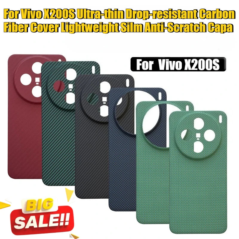 Vivo X200s Aramid Fiber Phone Case - Slim Military-Grade Protection Tidesmit