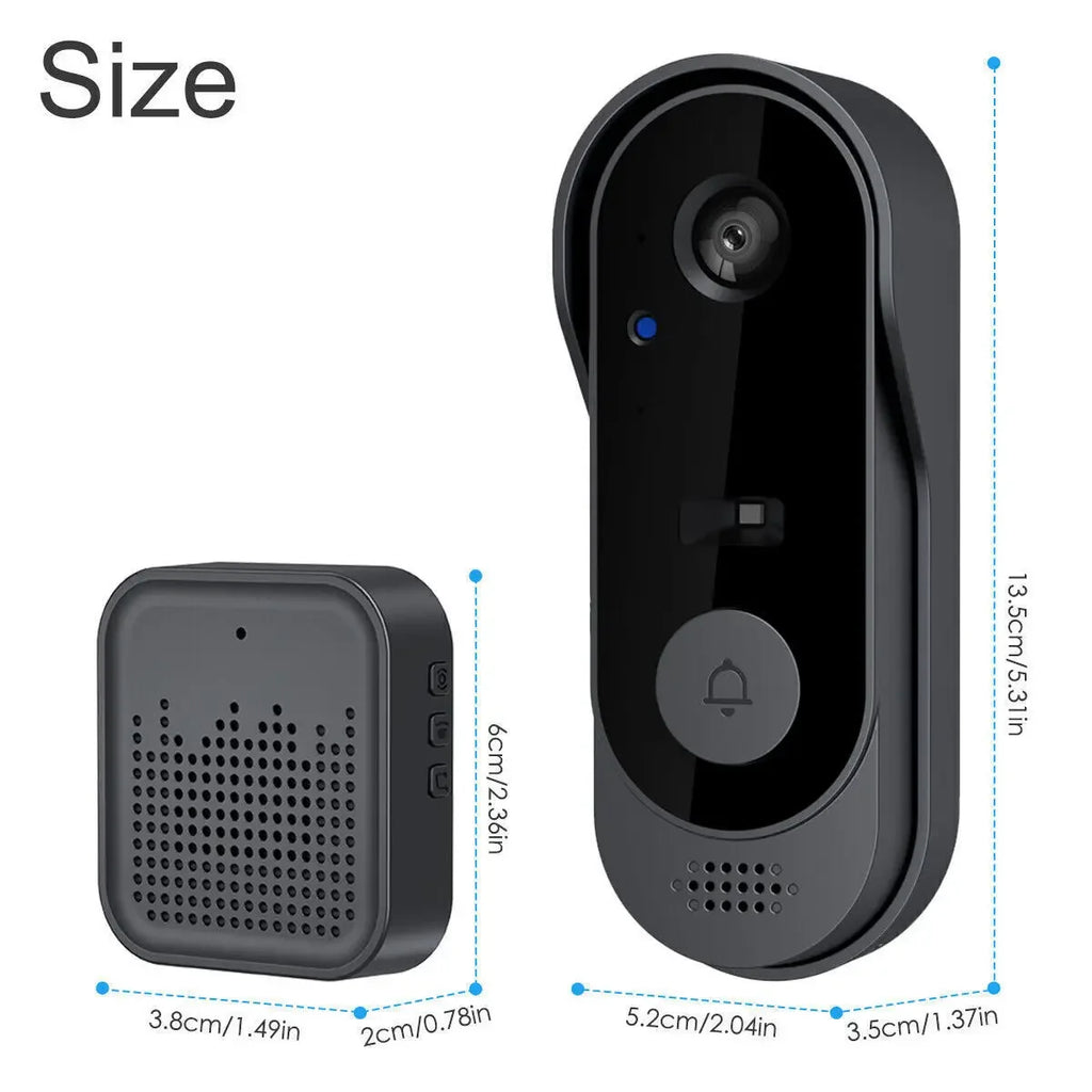 Tuya Doorbell With Camera Wireless Bundle Doorbell Smart Home WlFl HD Outdoor Phone Camera Security Video Intercom Night Vision