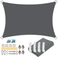 Waterproof Sun Shade Sail Canopy Rectangle UV Block Sun Shelter For Outdoor Garden Patio Backyard Terraza Awning Privacy Screen