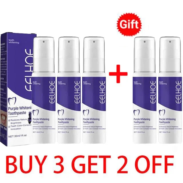 5D Teeth Whitening Toothpaste for Fresh Breath and Oral Care Lip Care Buy 3 Get 2 Free Tidesmit