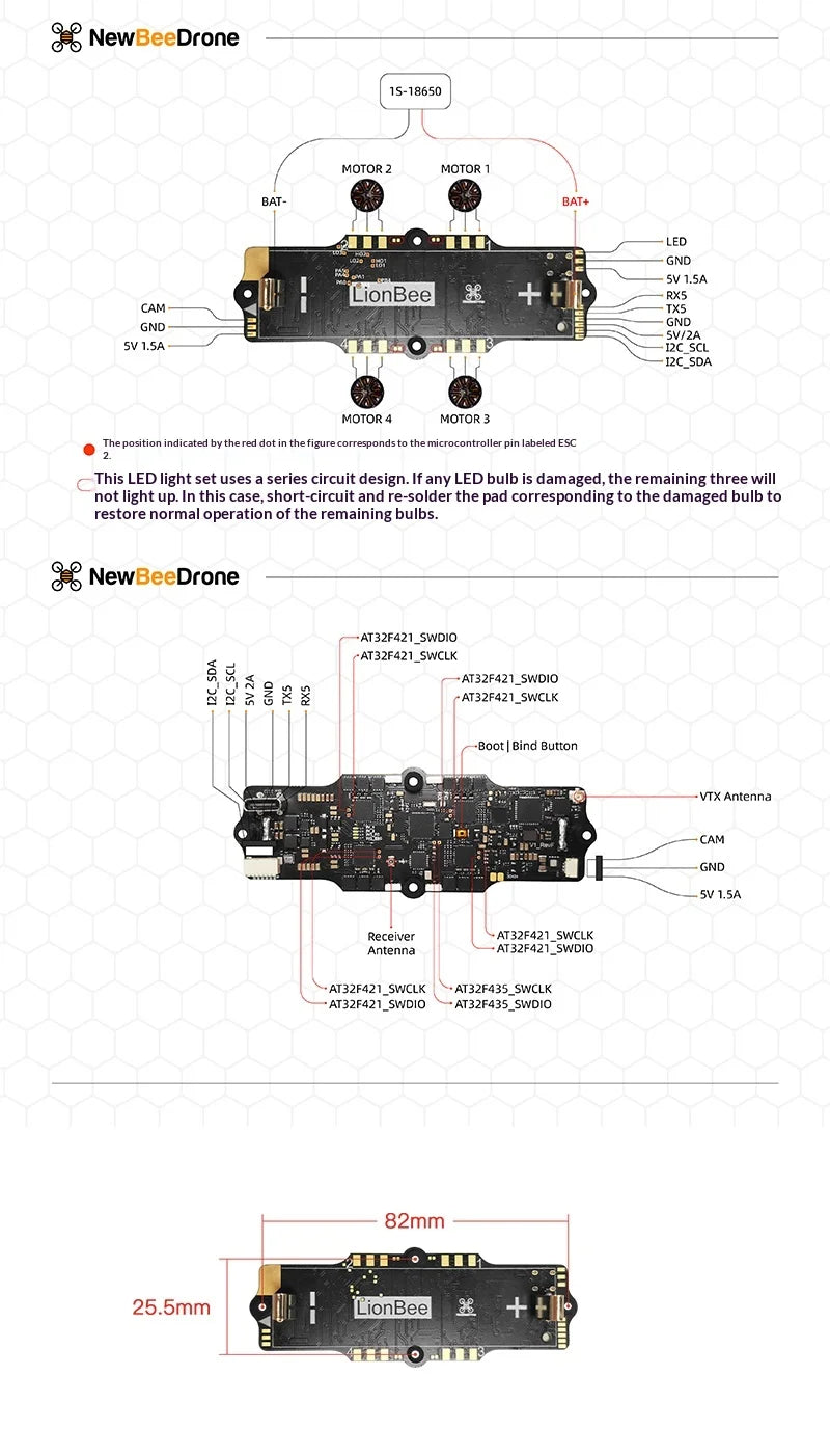 LionBee 3-Inch FPV GPS Drone | Long Range ELRS 2.4G Kit Tidesmit
