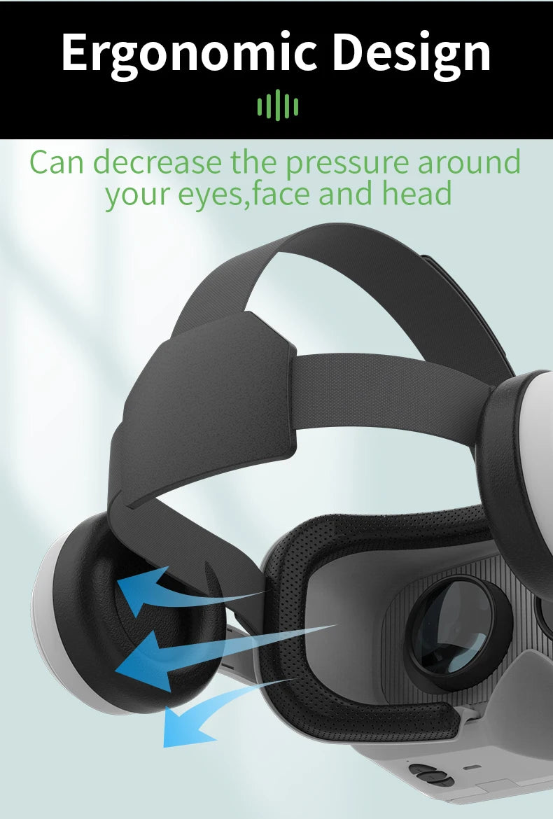 VR Headset for Smartphones - Immersive 3D Glasses with Remote Controller Tidesmit