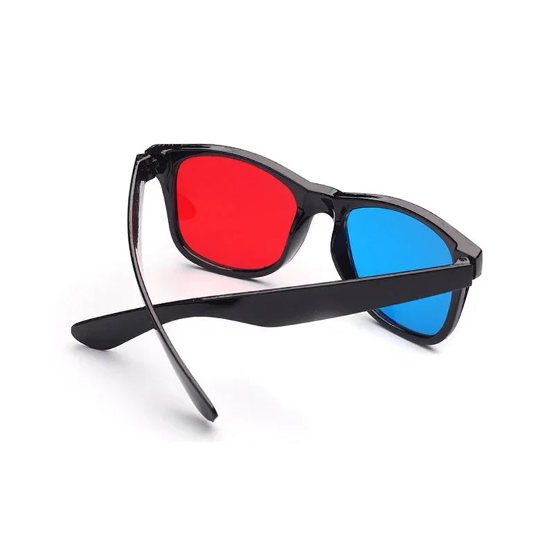 Universal 3D Glasses for Anaglyph Movies and Gaming, Black Frame Tidesmit