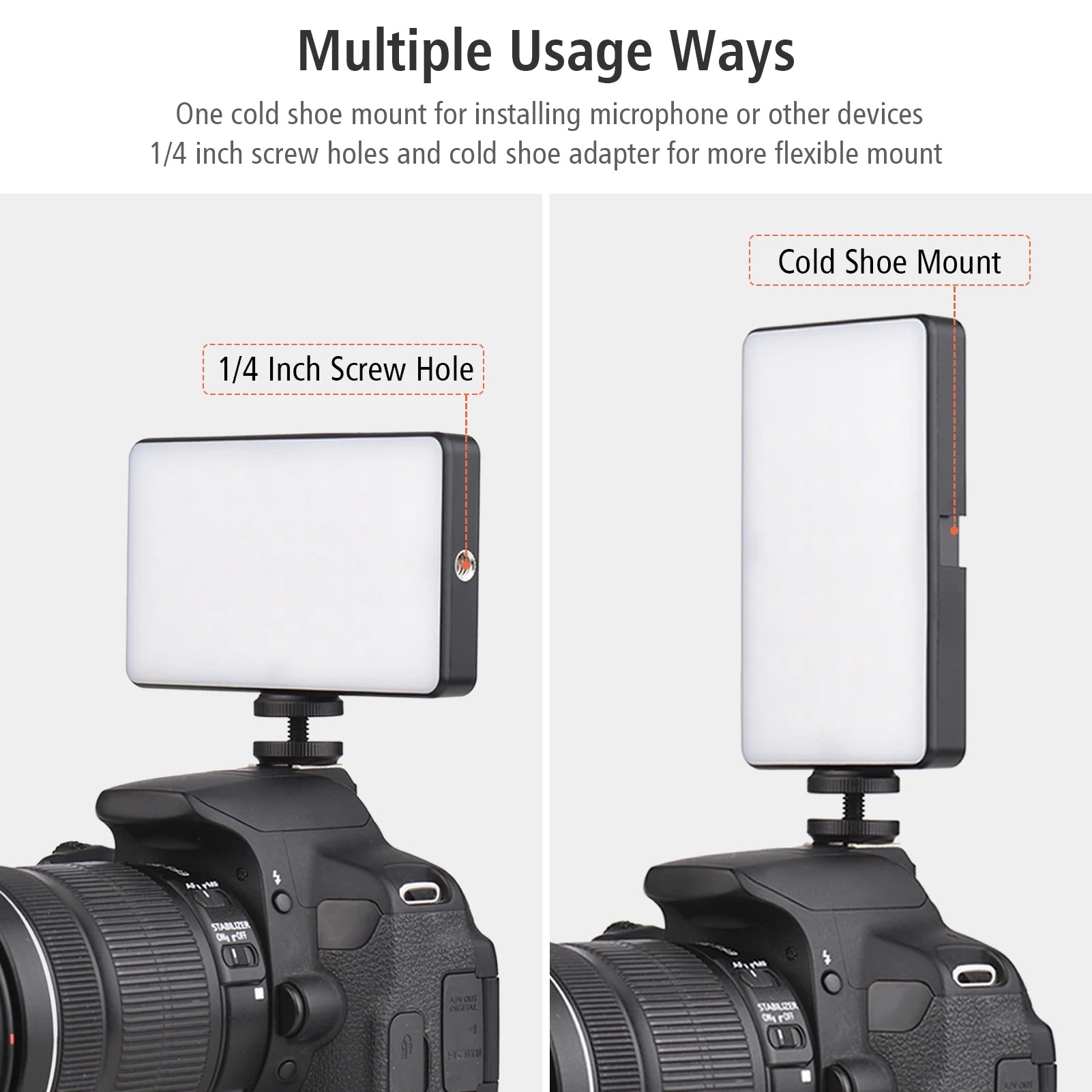 Pocket LED Video Light | Adjustable Color Temp for Content Creation Tidesmit