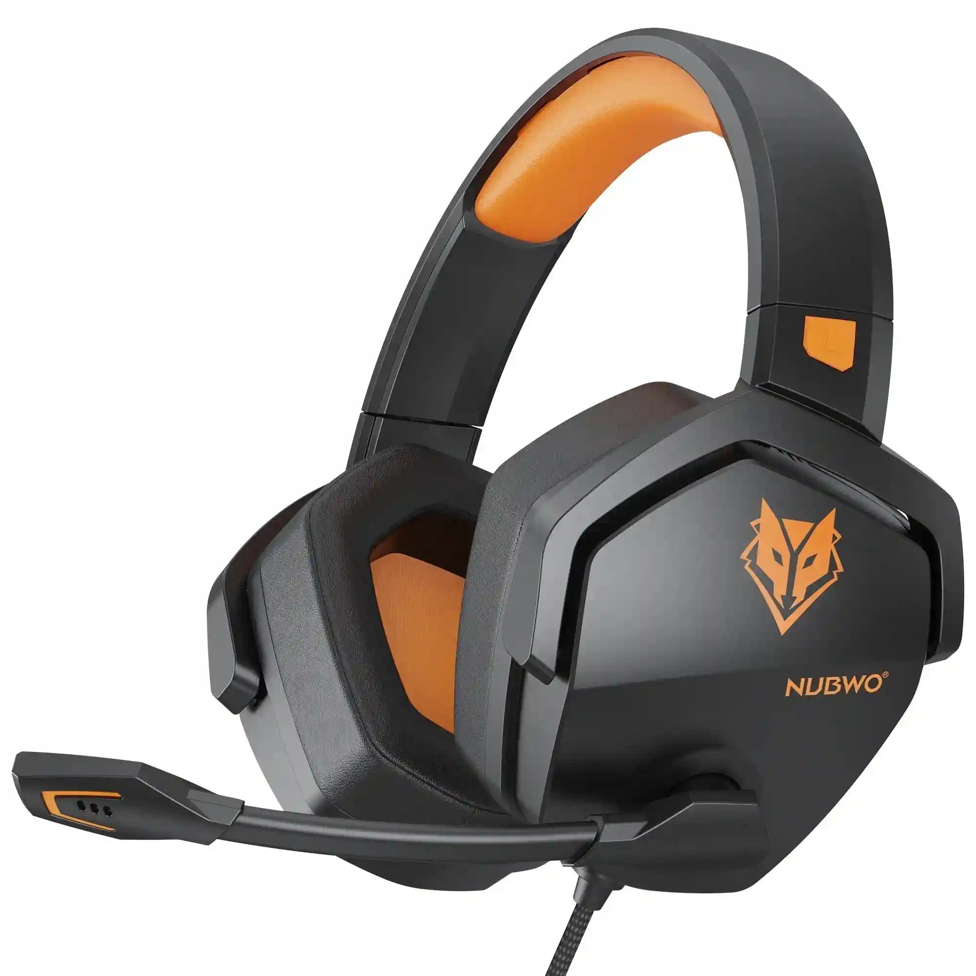 Tidesmit Gaming Headset with Mic for PS5 Xbox PC - Low Latency Audio Orange Tidesmit