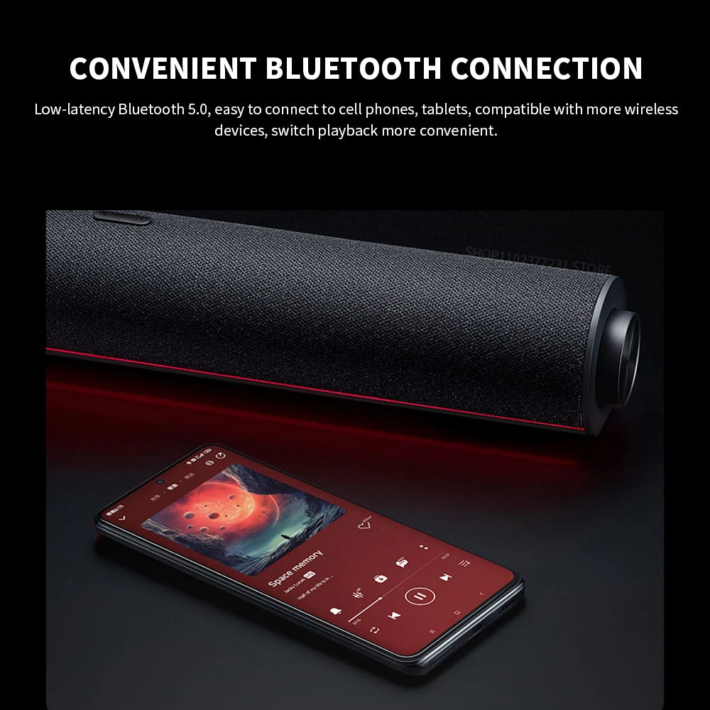 Redmi Computer Speaker Four-Unit Two-Channel Stereo RGB Ambient Light Bluetooth 5.0 Built-in Microphone Knob Control CN Version