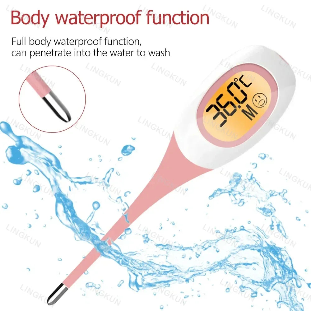 Hot Baby Digital Underarm Electronic Thermometer 8 Seconds Fast Measurement Celsius Fahrenheit Soft Head Oral Body Temperaturer