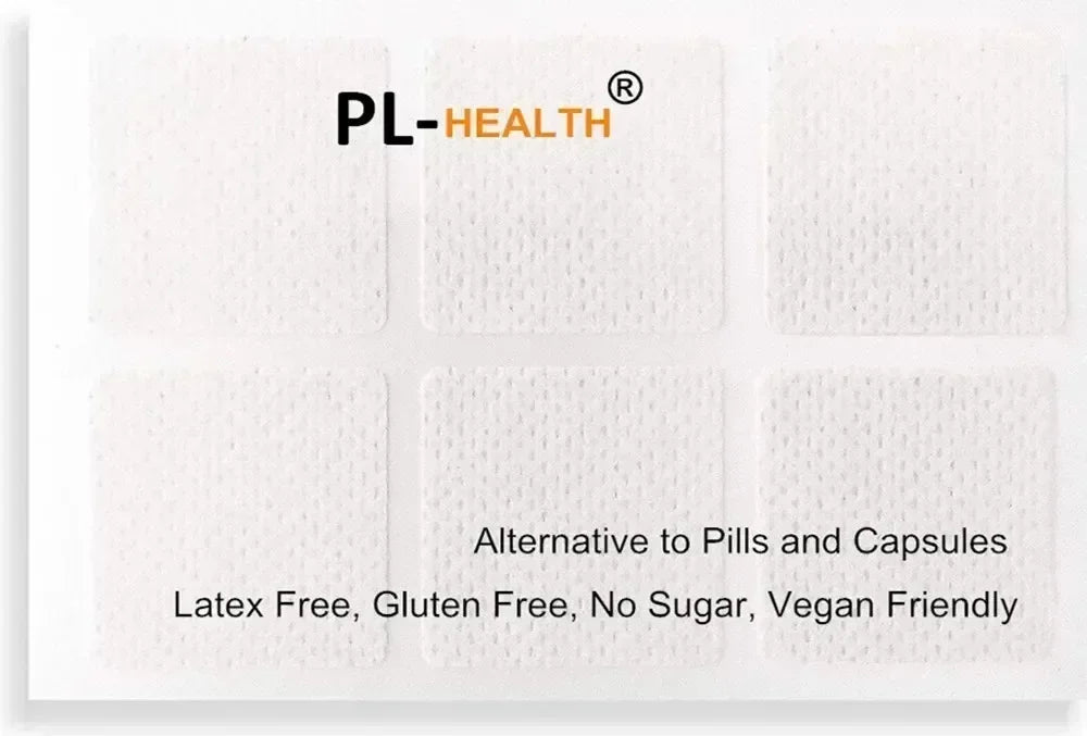 30 Patches Calcium Citrate Magnesium and Zinc With Vitamin D3 Promotes Strong Bones & Teeth, Support Nerve & Muscle Function