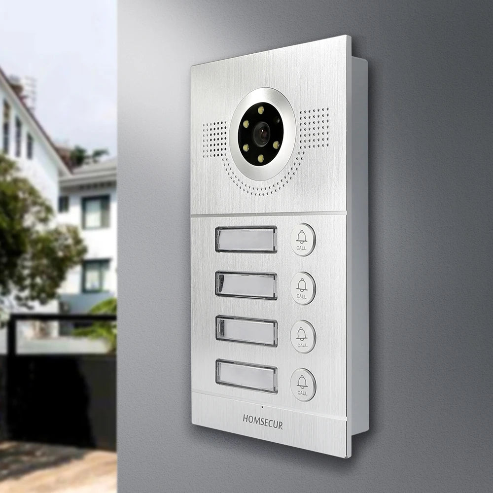 HOMSECUR BC121IP-4S Waterproof Wide Angle PoE Powered Camera For Video Door Intercom System