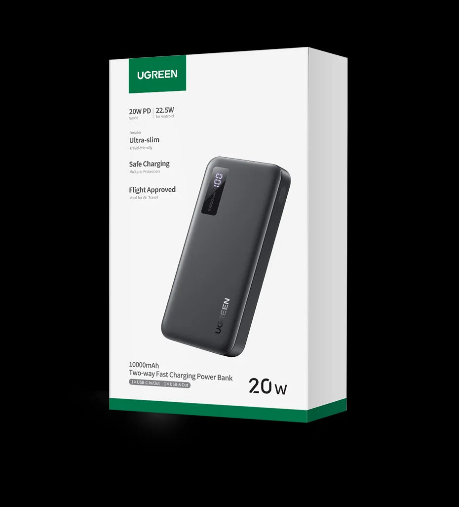 Tidesmit 10000mAh Portable Power Bank, 22.5W USB-C Fast Charging Tidesmit