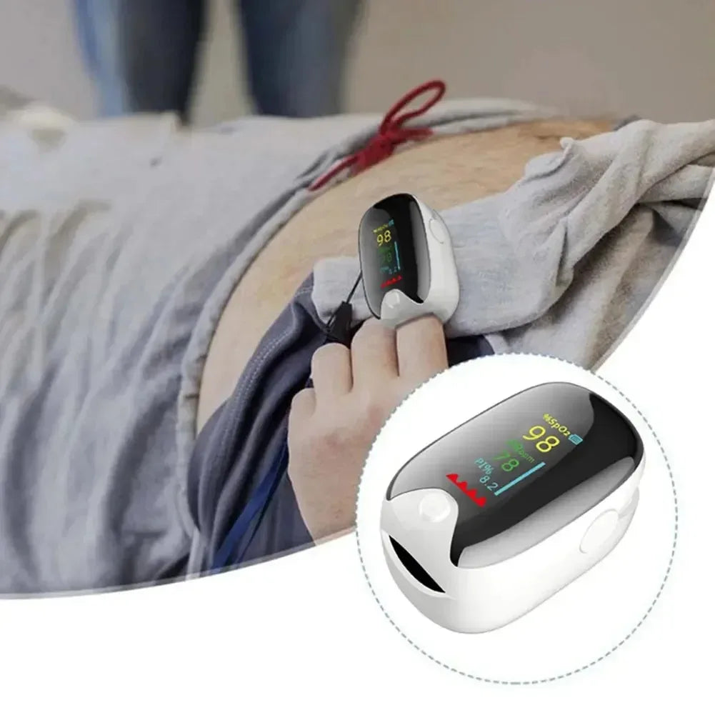 Oxygen Saturation Meter Pulse Meter Finger Clip Pulse Oximeter Digital Fingertip Pulse Oximeter Blood Pressure Monitor