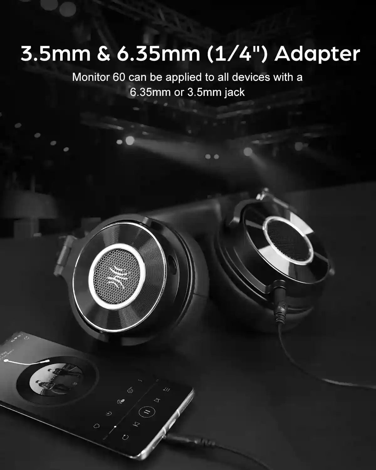 Wired Studio Headphones Over-Ear High-Res Monitor Audio Tidesmit Tidesmit