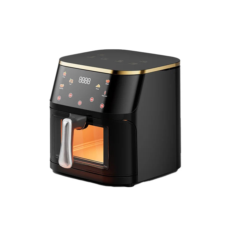 10L 10L Electric Air Fryer with Adjustable Tempera Large Capacity Air Fryers with Viewing Window & Touchscreen For Home