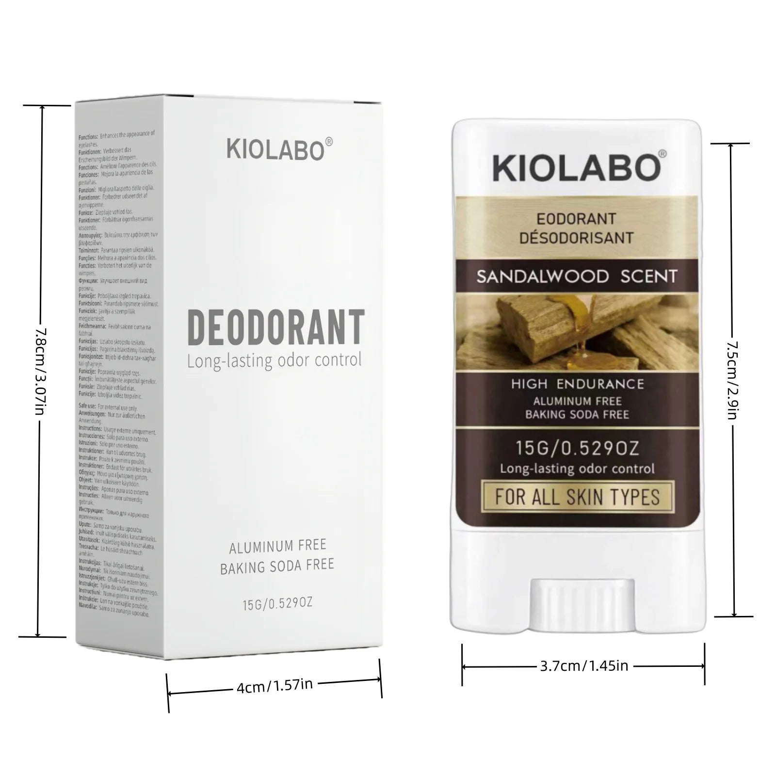 Tidesmit 72H Long Lasting Deodorant Balm for whole body, gentle invisible formula suitable for all skin types.