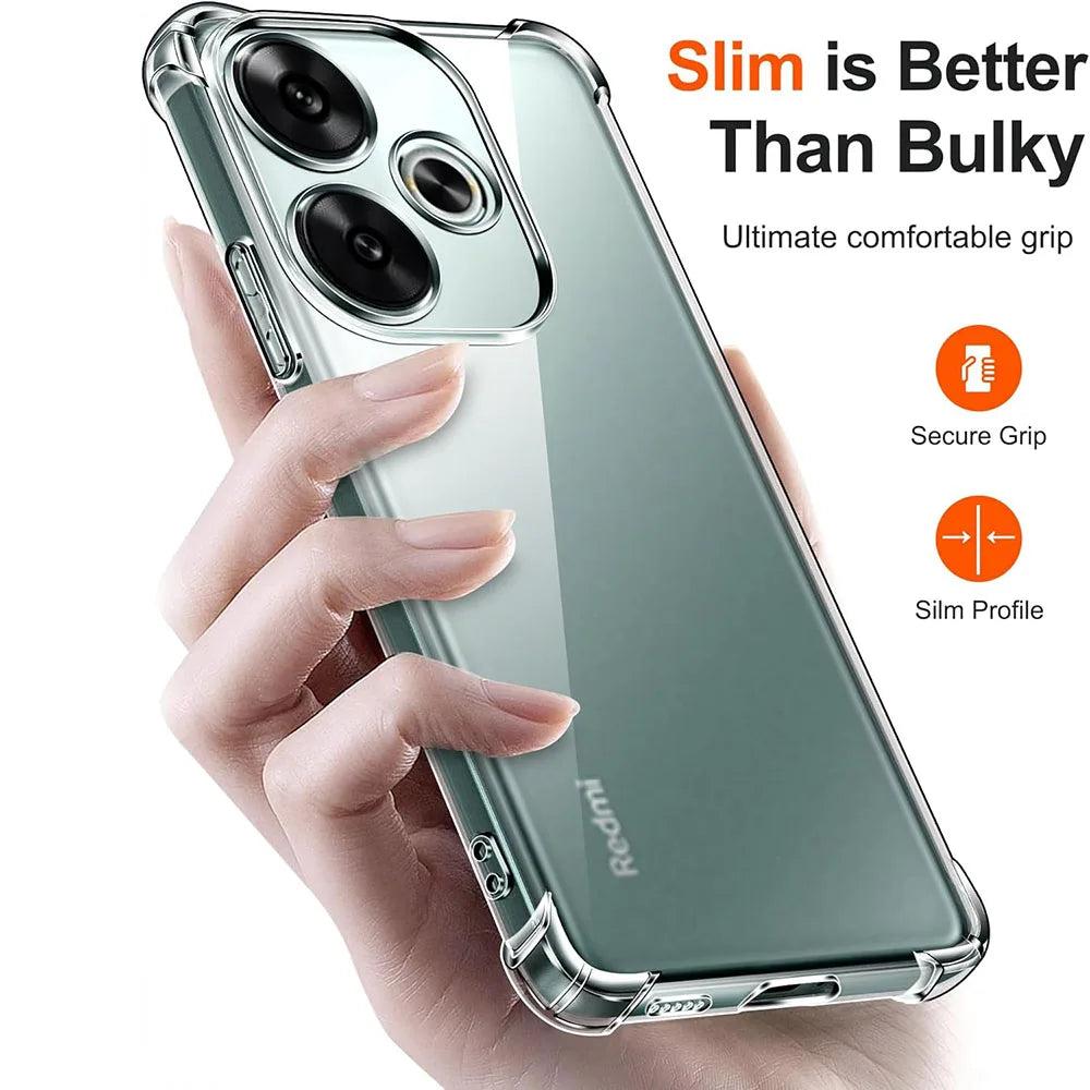 Xiaomi Poco Shockproof Silicone Case - Slim Fit Drop Protection Tidesmit
