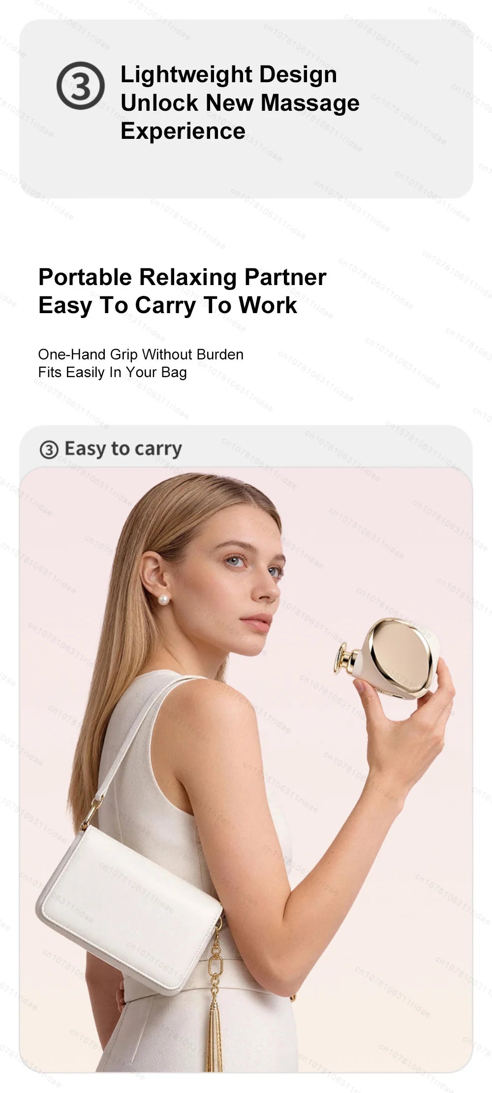 Mini Massage Gun - Portable Deep Tissue Therapy Device by Tidesmit Relaxation Treatment Tidesmit