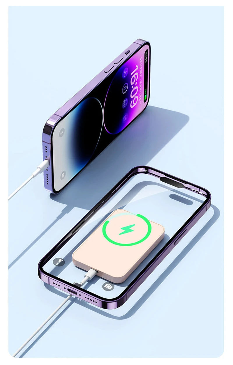 Magnetic Power Bank 50000mAh - Fast Wireless Charger for iPhone Tidesmit