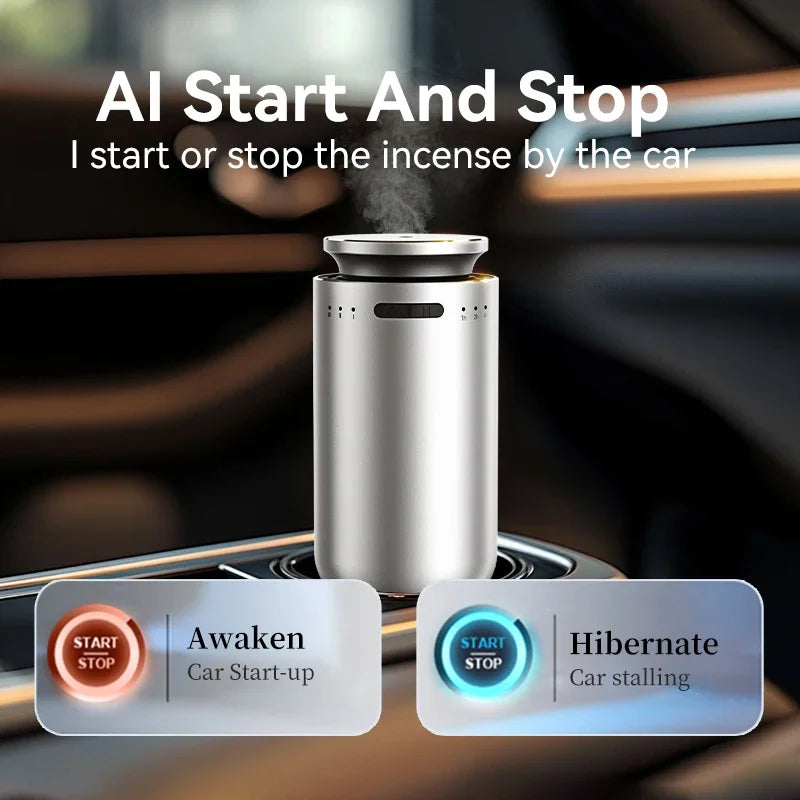 Smart Car Air Freshener Diffuser Fragrance Machine Waterless Essential Oil Aroma Diffuser Professional Scent Air Machine