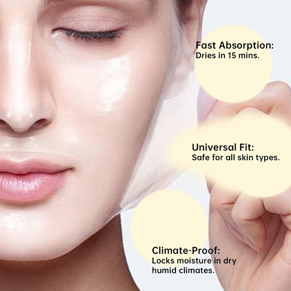 Turmeric Deep Collagen Peel-Off Face Mask for anti-wrinkle lifting. Korean skincare for firm, hydrated nighttime care.