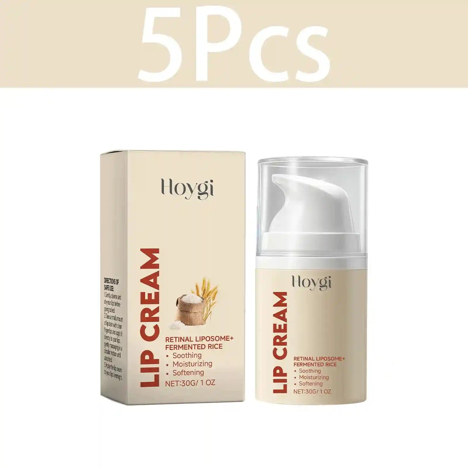Lip Balm for Dry Cracked Lips - Deep Hydration Repair Kit by Tidesmit Lip Care 5PCS Tidesmit