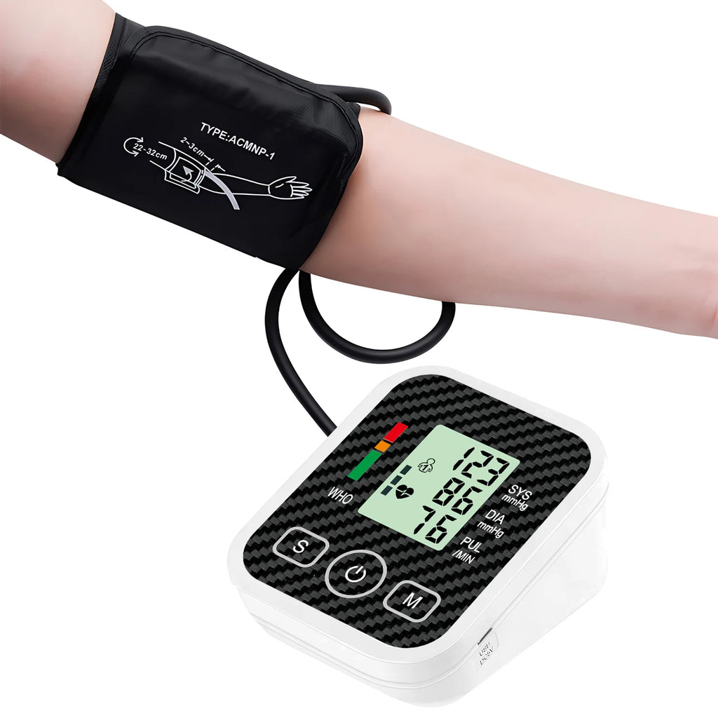 Arm Blood Pressure Monitor Home Medical Blood Pressure Monitoring gauge digital tensiometers Blood pressure meter