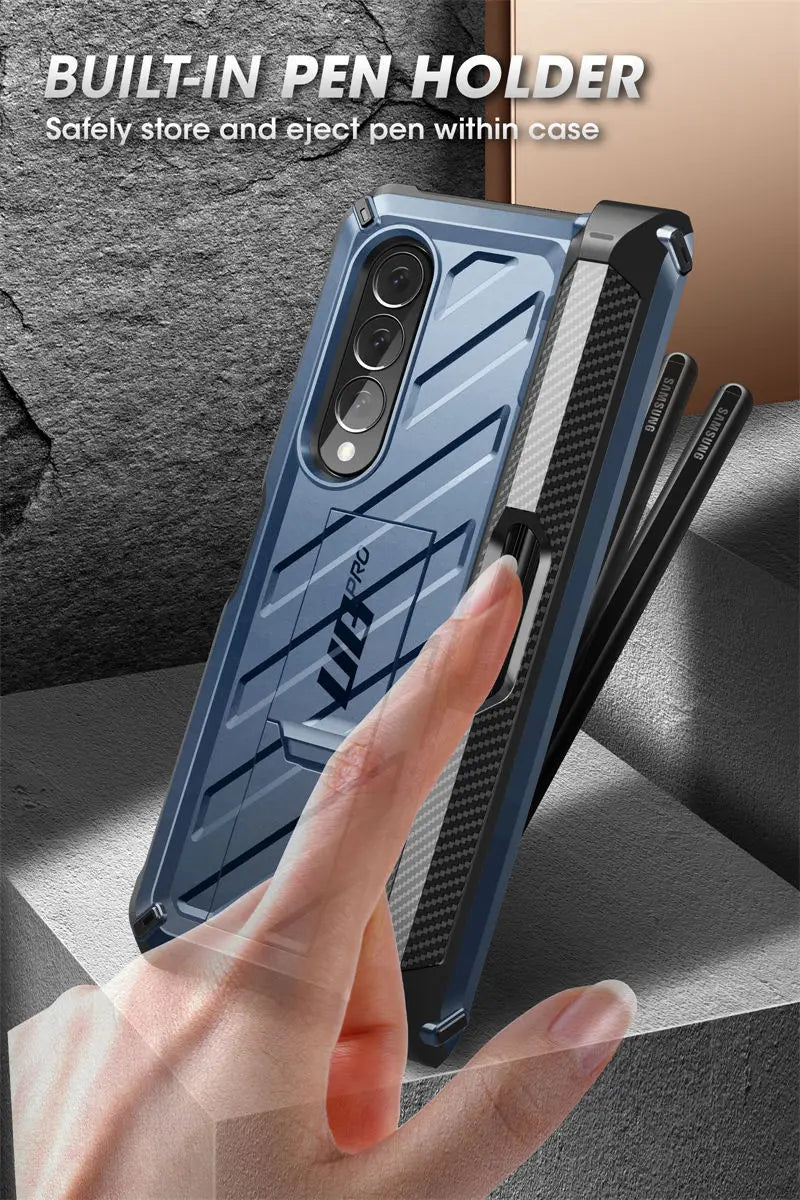 Samsung Galaxy Z Fold 4 Rugged Case - Dual Layer Shock-Absorbing Cover Tidesmit