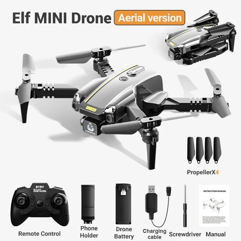 Foldable 8K Camera Drone with Obstacle Avoidance | Tidesmit Grey Aerial Tidesmit
