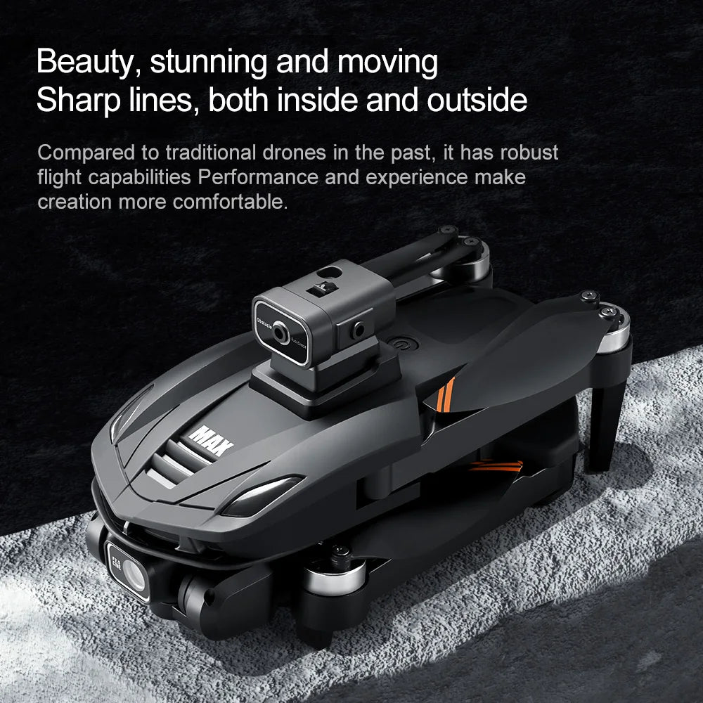 Tidesmit 8K GPS Drone with Camera, Brushless Motor & Foldable Frame Tidesmit