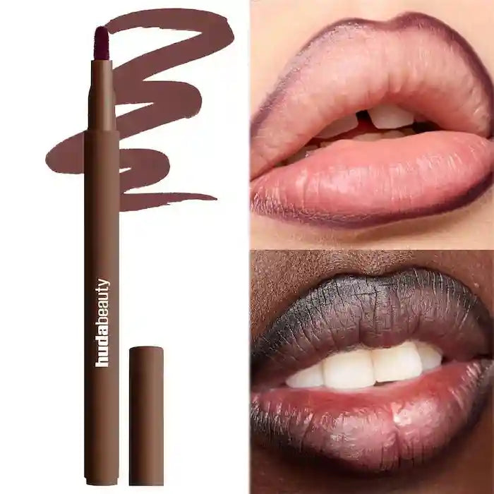 Matte Lip Liner Pencil: Waterproof, Long-Lasting & Nourishing Formula Lip Care Rich Brown Tidesmit