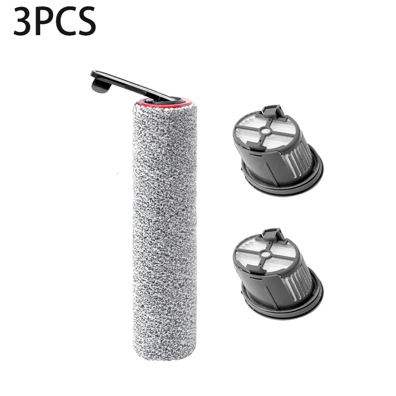 Tidesmit replacement HEPA filter and roller brush accessory set for Dreame H14 Dual, H14 Pro, H20, and H30 series