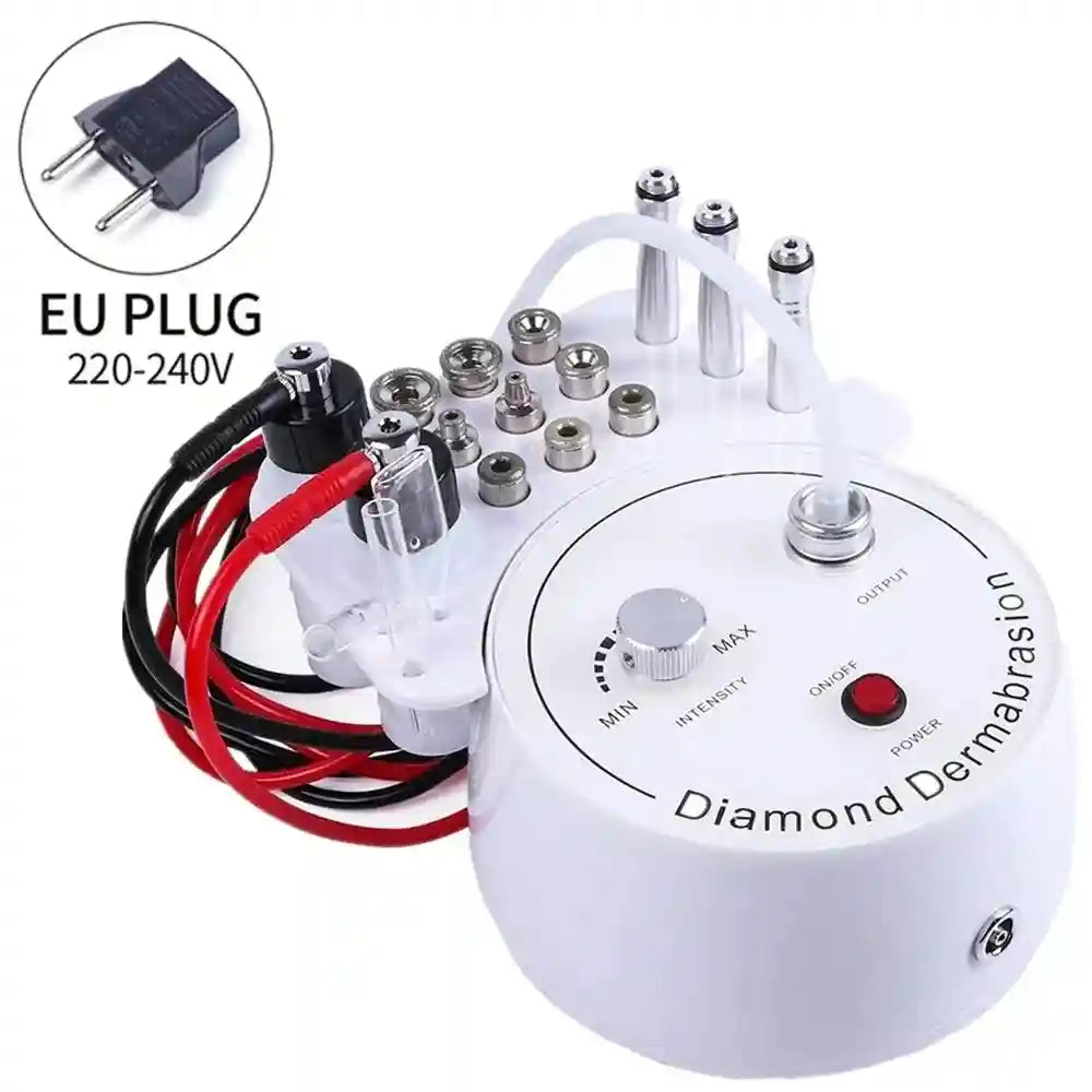 Diamond Microdermabrasion Machine: Professional Facial Exfoliation Tool Eye Massage Instrument EU plug Tidesmit