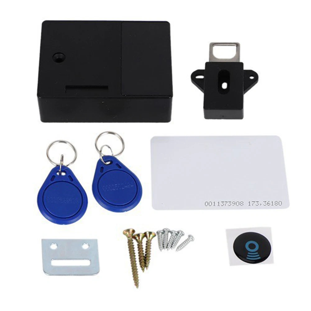 T3 Invisible RFID Free Hole Sensor Cabinet Lock Wardrobe Shoe Drawer Door Lock Automatic Authorization Locker