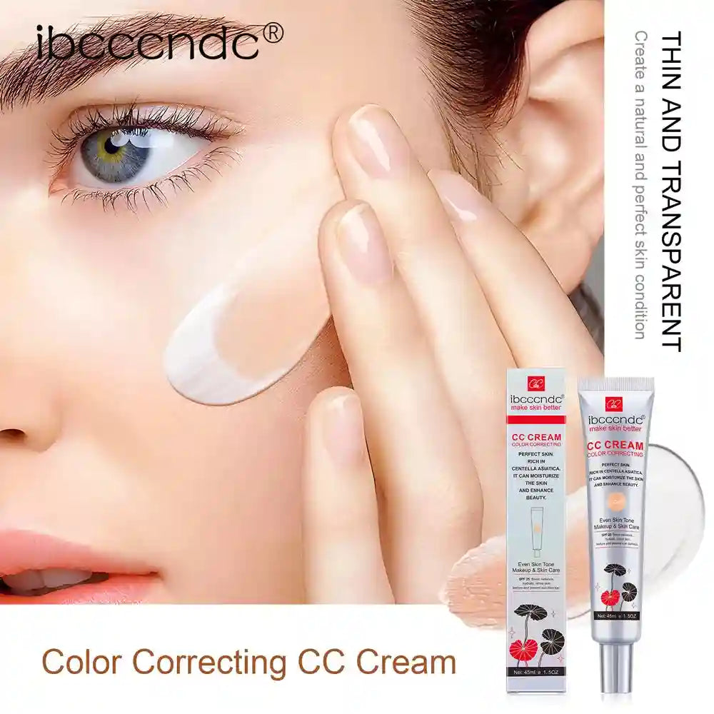 Tidesmit waterproof moisturizing CC cream face makeup texture close-up for long-lasting skin protection