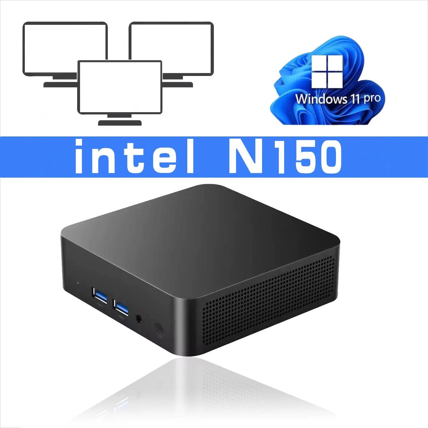 2026 intel i9 10980HK N150 Mini PC Protable Gaming 16/32GB RAM WIFI6 BT5.2 4K 1/2TB SSD 1000Mbps Mini Gamer Computer PC