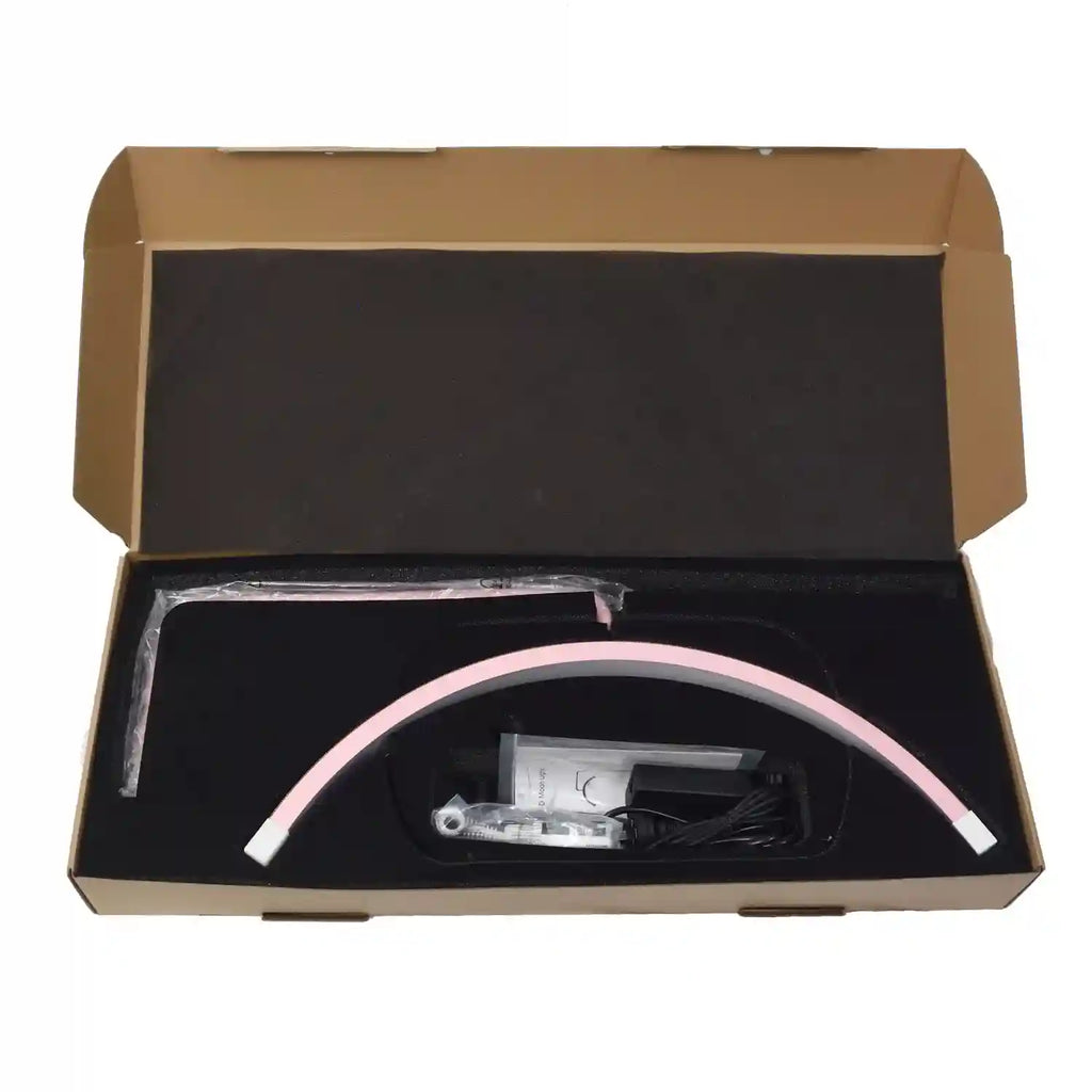 LED Half Moon Lash Light with Floor Stand | Professional Salon Lighting Tidesmit
