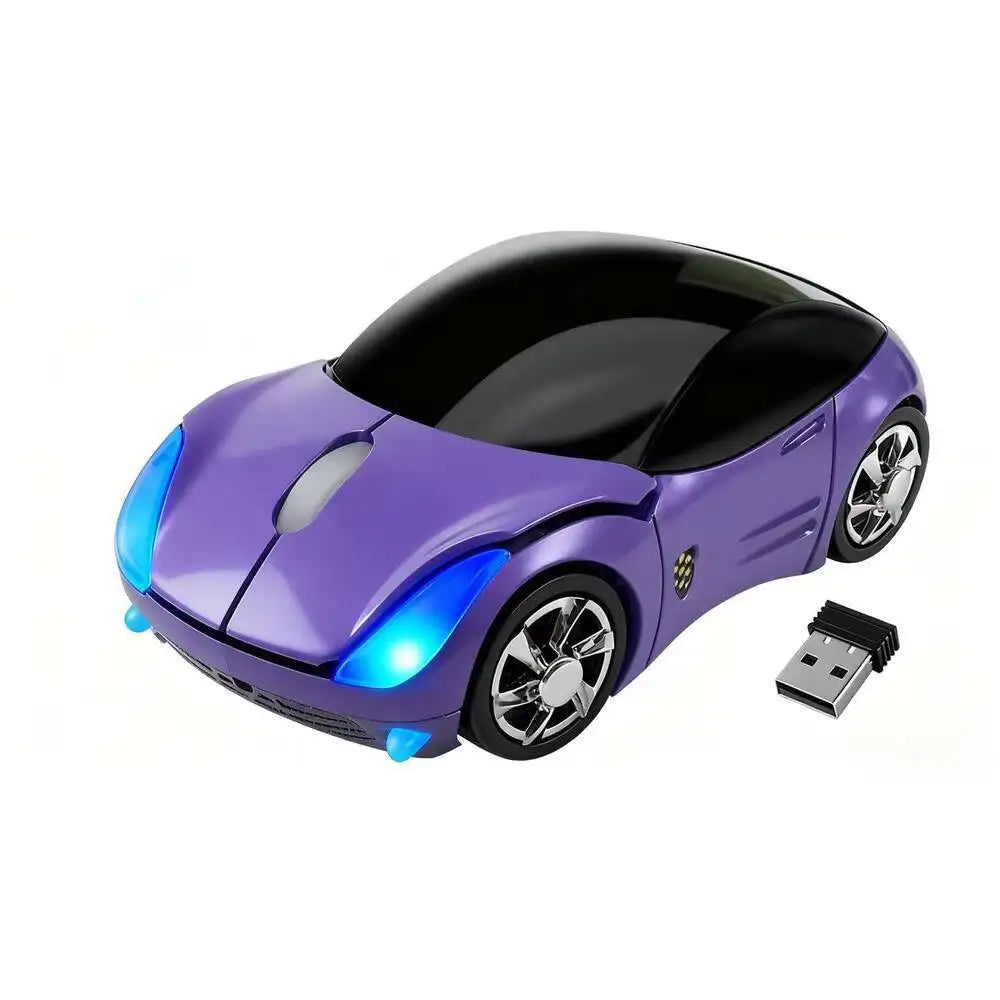 Portable Multiple Vehicle-Shaped Wireless Mouse Ergonomcis Mute Keys Optical Mause For Desktop Notebook Accessories Kids Gifts