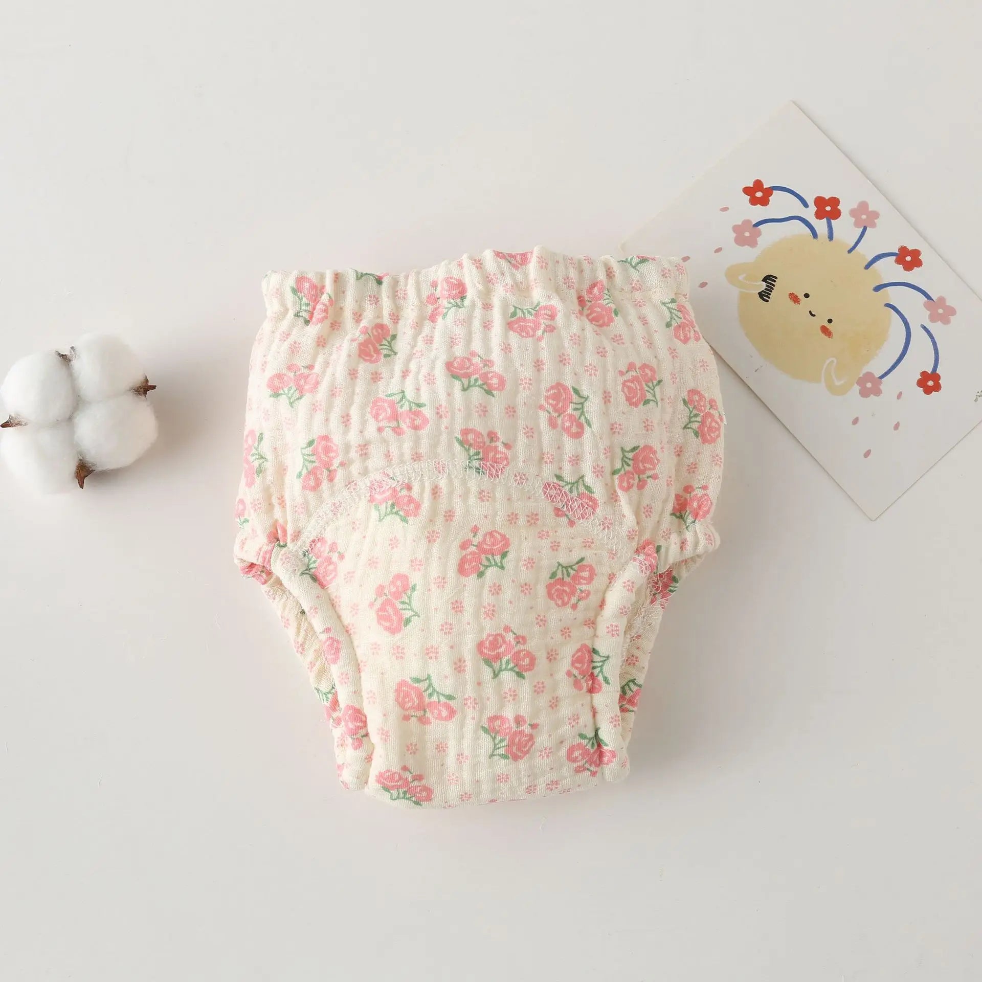 New Cotton Baby Waterproof Reusable Training Pants Baby Diaper Infant Shorts Nappies Panties Nappy Changing Underwear Cloth