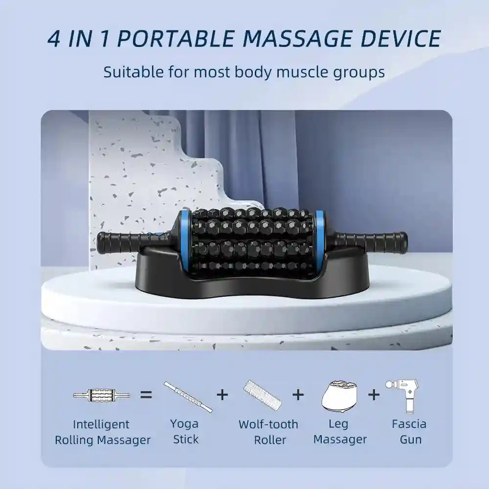Electric Massage Roller - Deep Tissue Muscle Relief with Heat Therapy Massage Roller Tidesmit