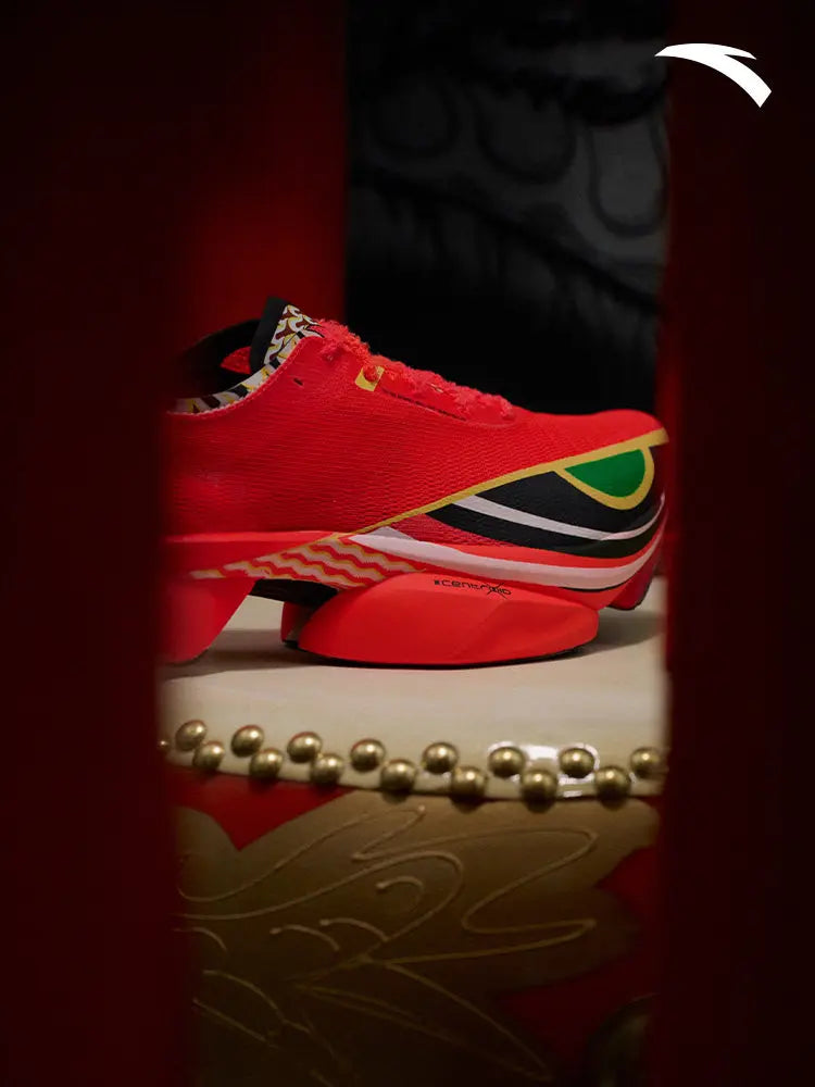 ANTA C10 PRO 2ST RED XINGSHI PEISE Men's professional marathon carbon plate running shoes